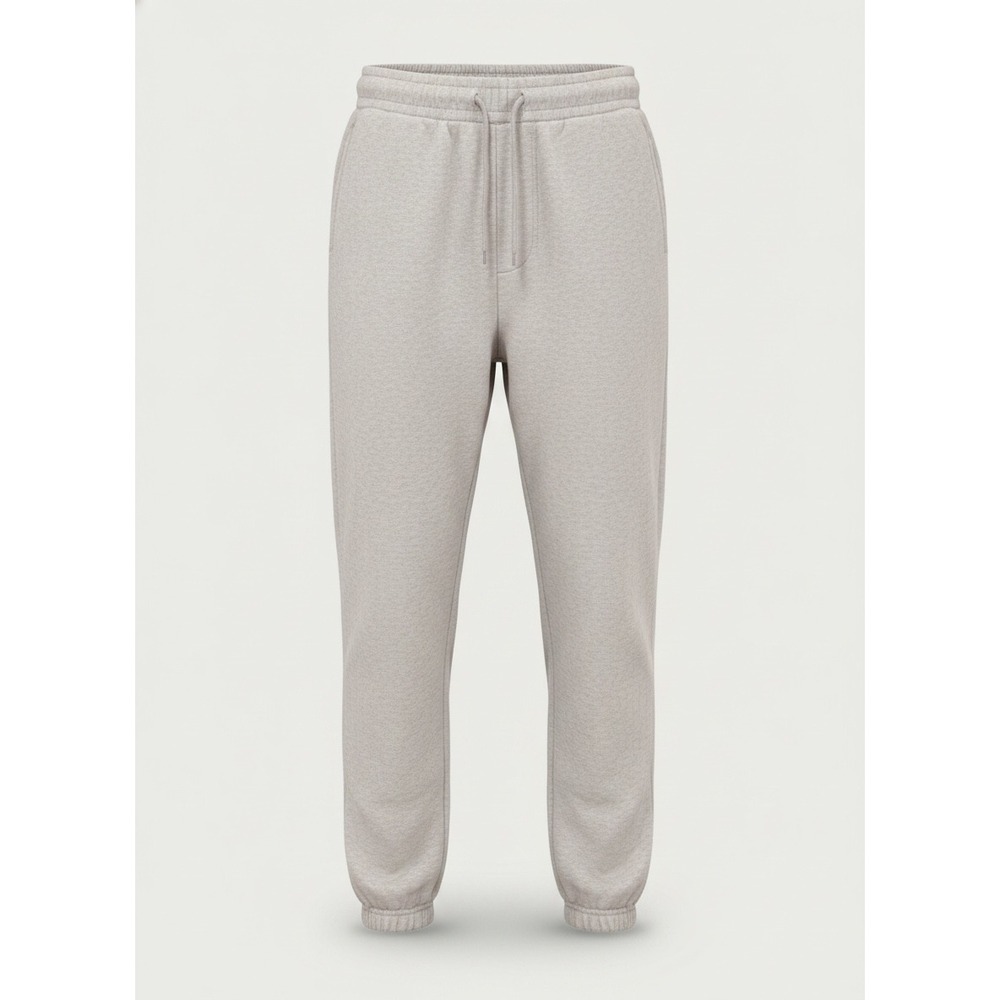 Refuge Athletics Women cream Heathered Fleece Jogger Sweatpants Size M